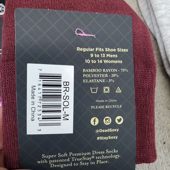 Sock Bundle Three Pack Mens One Size Three Pack of Crew Socks *NWT* - Picture 5 of 12